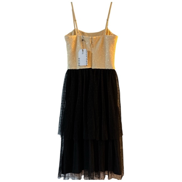 Dress the Population Sequin and Tulle Dress XXS NWT - Picture 5 of 10